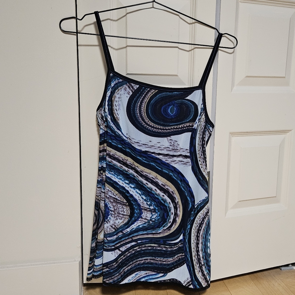 Abstract Swirl Kollontaï Tank Top - Brand New